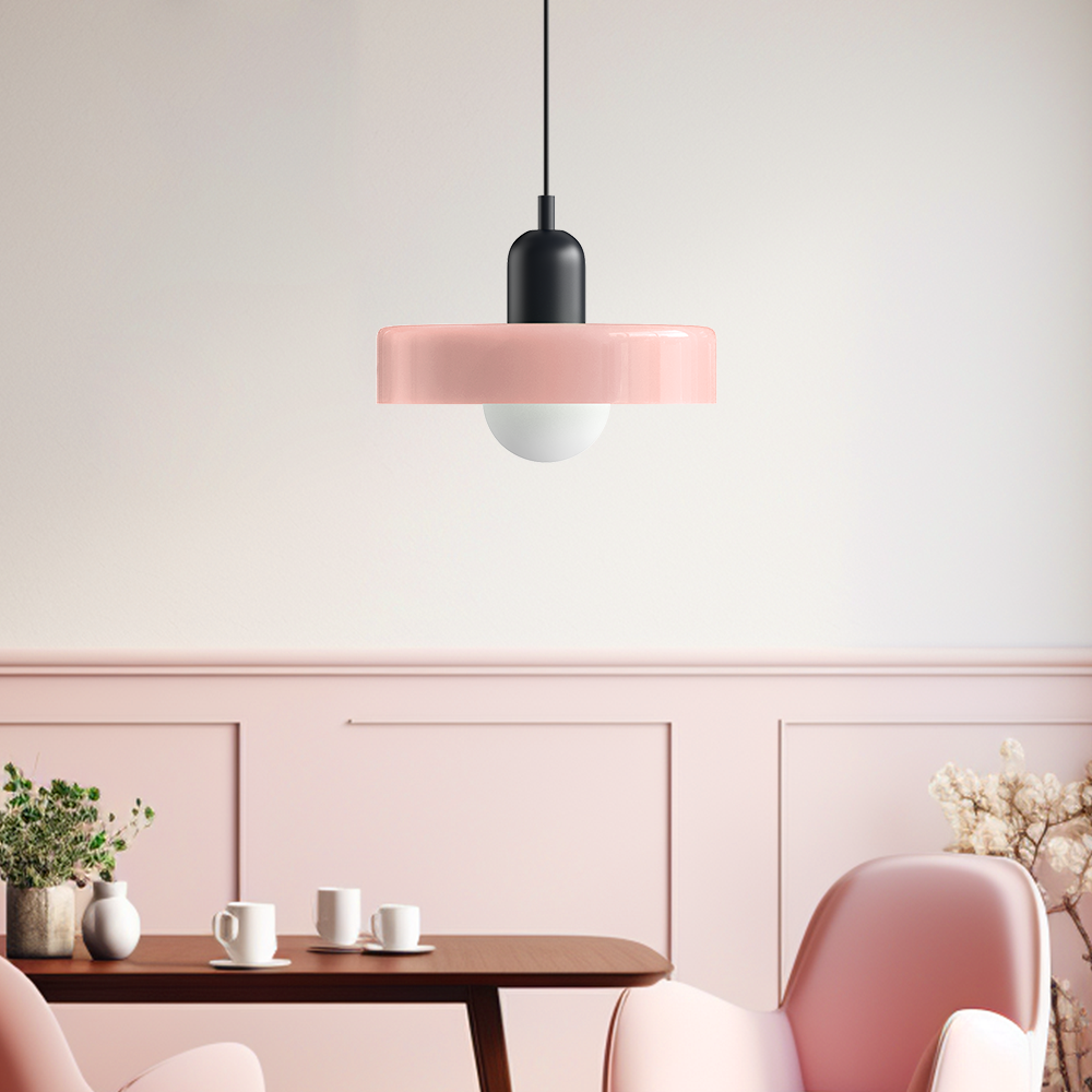 Bauhaus Inspired Colorful Glass Pendant Lamp Carvallo