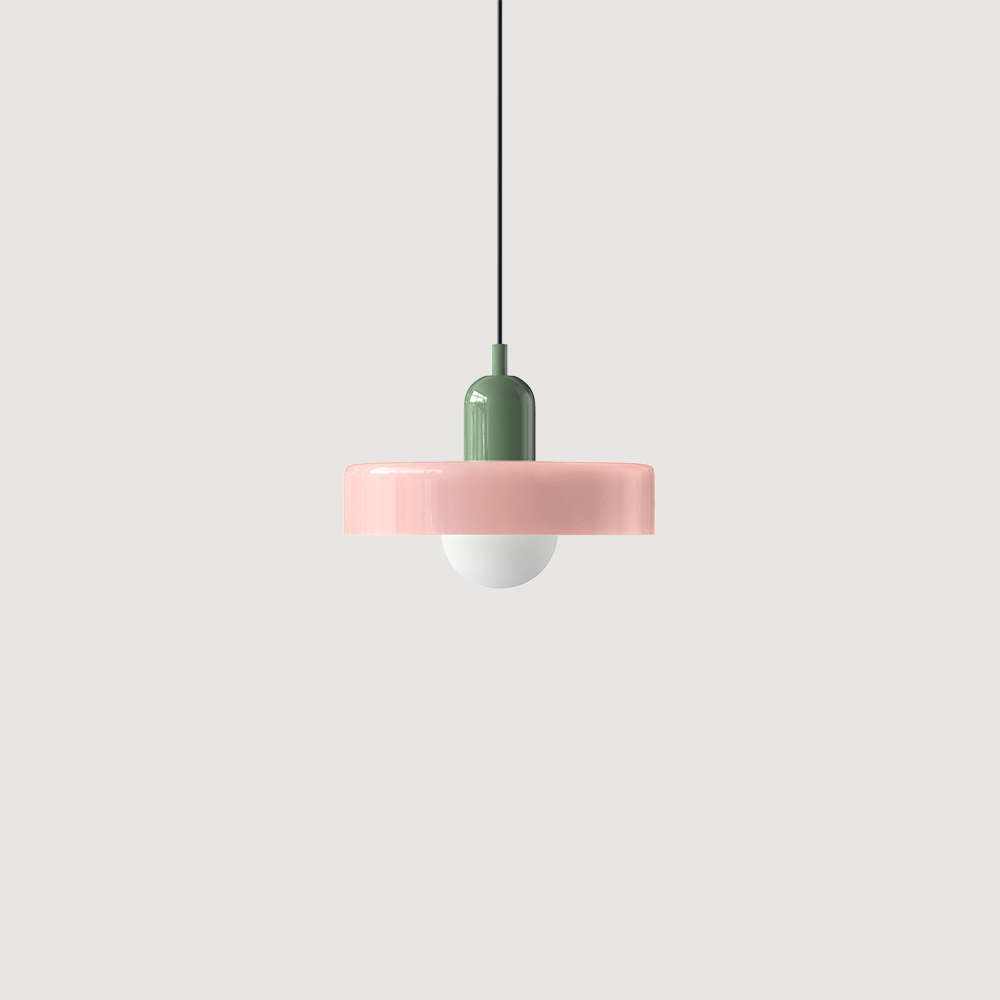 Bauhaus Inspired Colorful Glass Pendant Lamp Carvallo