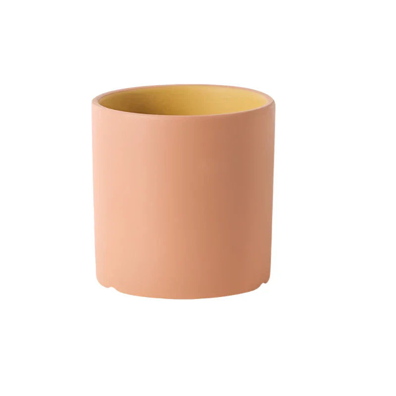 Carvallo – Lyxig Rund Keramisk Blomkruka med Handglaserad Elegans Carvallo