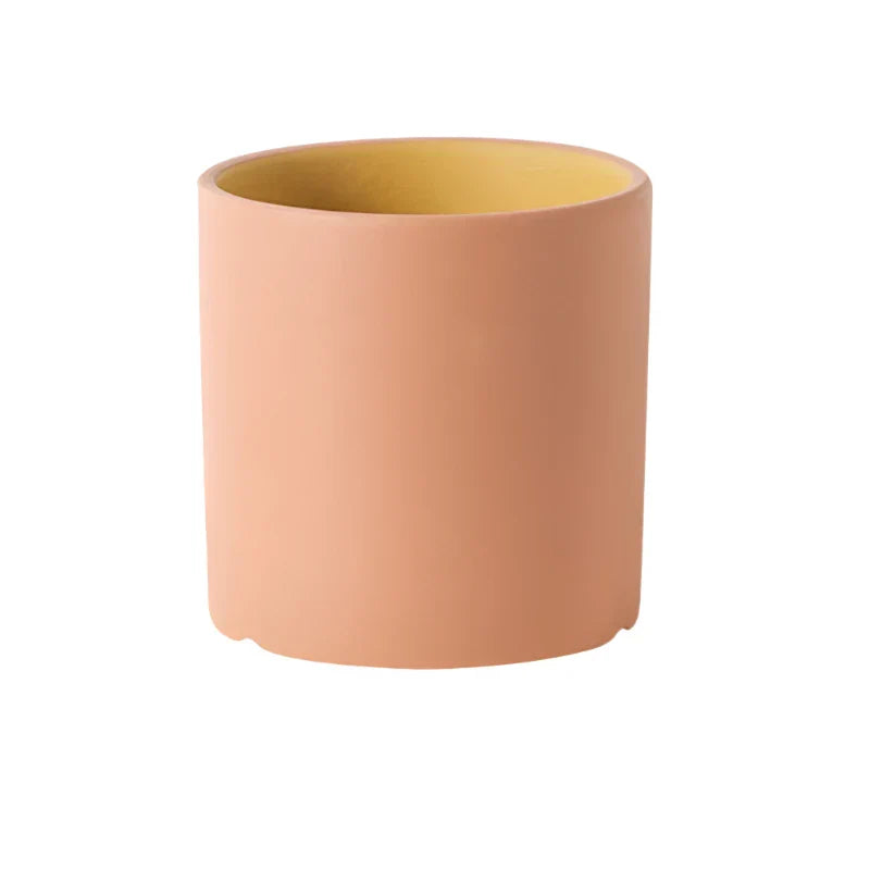 Carvallo – Lyxig Rund Keramisk Blomkruka med Handglaserad Elegans Carvallo