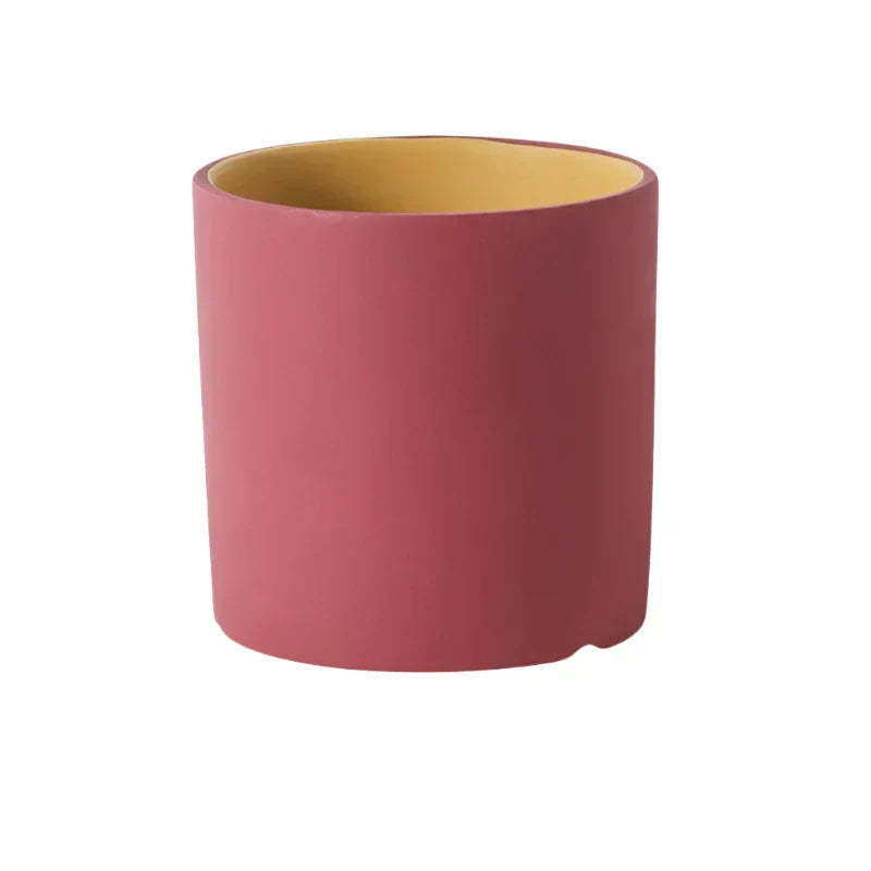 Carvallo – Lyxig Rund Keramisk Blomkruka med Handglaserad Elegans Carvallo