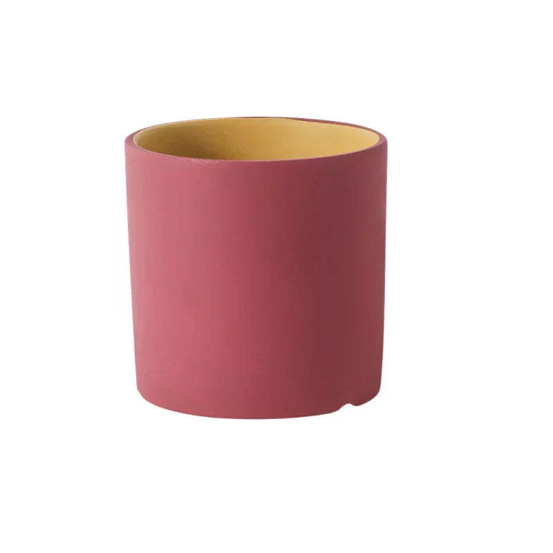 Carvallo – Lyxig Rund Keramisk Blomkruka med Handglaserad Elegans Carvallo