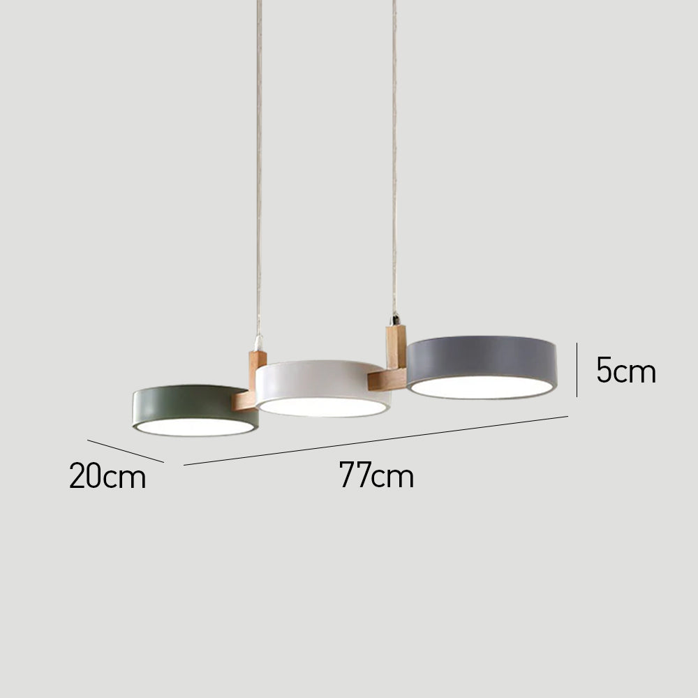 Cylindra Nord Takpendel – Flerljus Cylindrisk Pendellampa i Nordisk Design Hemnix