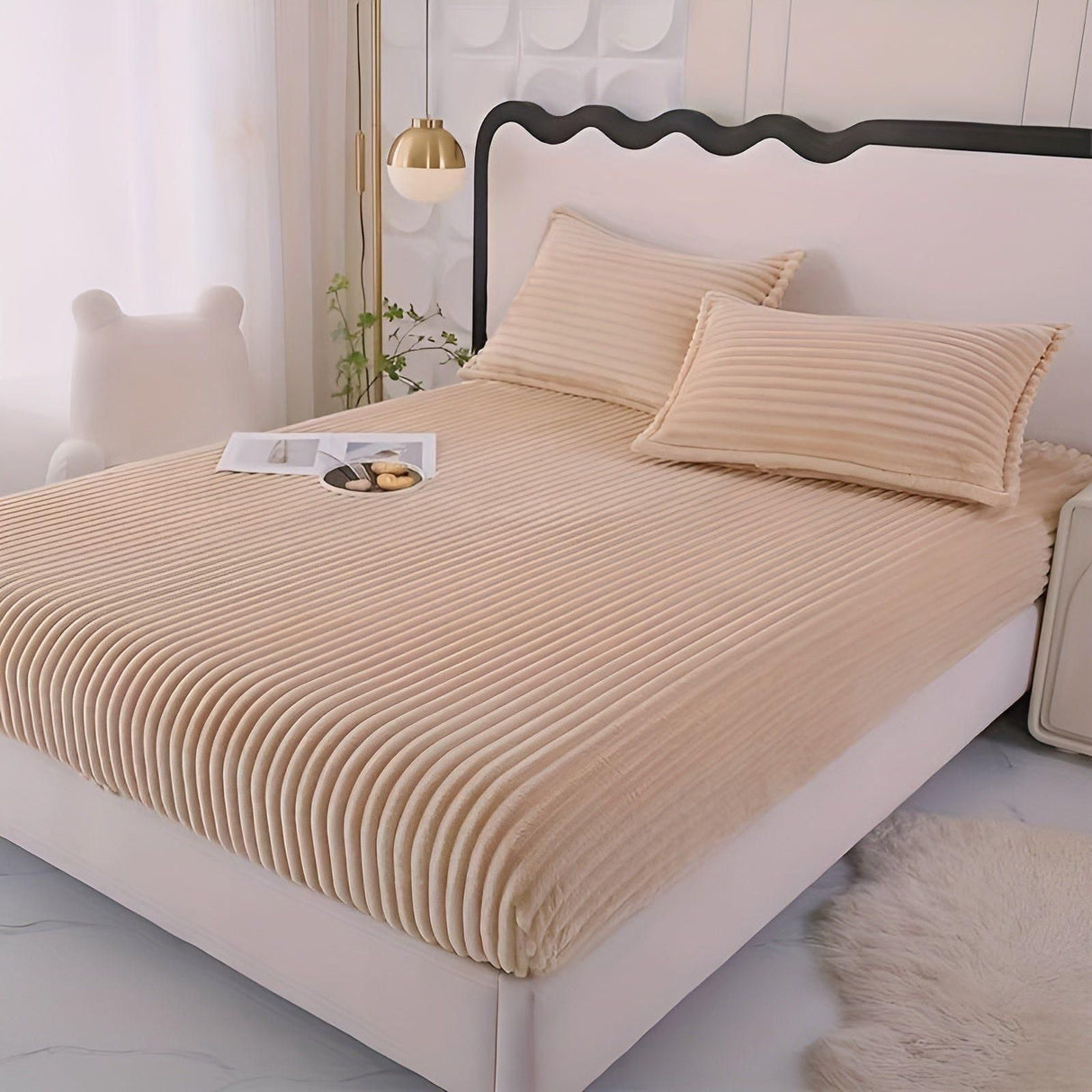 CozyVelvet Duvet Cover - Bekväm Tjockad Mjölkmadrasskydd Carvallo