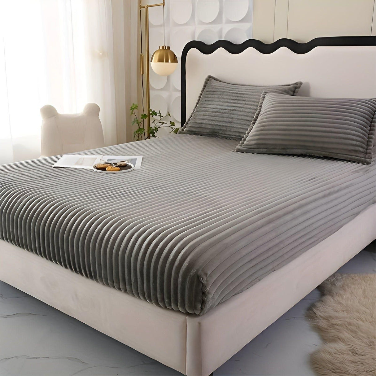 CozyVelvet Duvet Cover - Bekväm Tjockad Mjölkmadrasskydd Carvallo