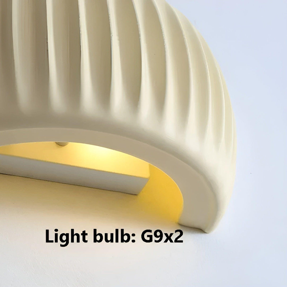 Lanzotti Lampa - Nordisk Dekorativ Ribbade Vägglampa Carvallo