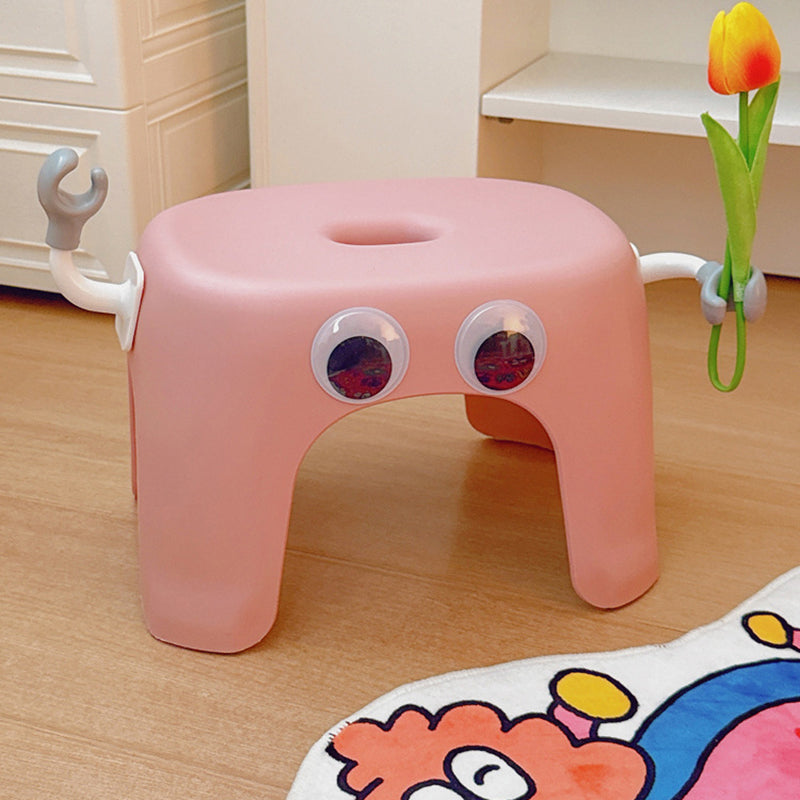 Modern minimalistisk elliptisk pall - Armlös rygglös PP låg sits för vardagsrum och hem MILA Sverige