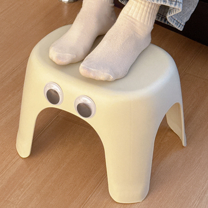 Modern minimalistisk elliptisk pall - Armlös rygglös PP låg sits för vardagsrum och hem MILA Sverige