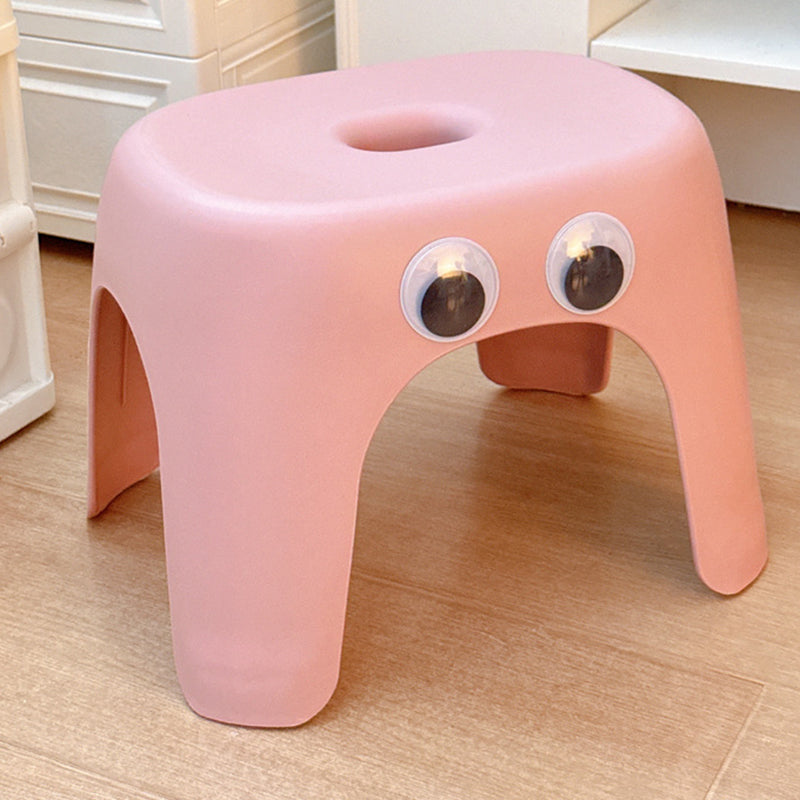 Modern minimalistisk elliptisk pall - Armlös rygglös PP låg sits för vardagsrum och hem MILA Sverige