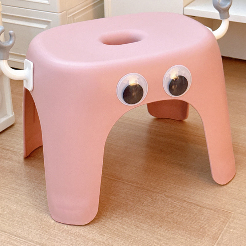 Modern minimalistisk elliptisk pall - Armlös rygglös PP låg sits för vardagsrum och hem MILA Sverige