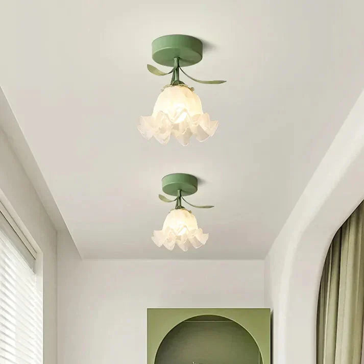 Vintage fransk stil mini blomster taklampa Carvallo