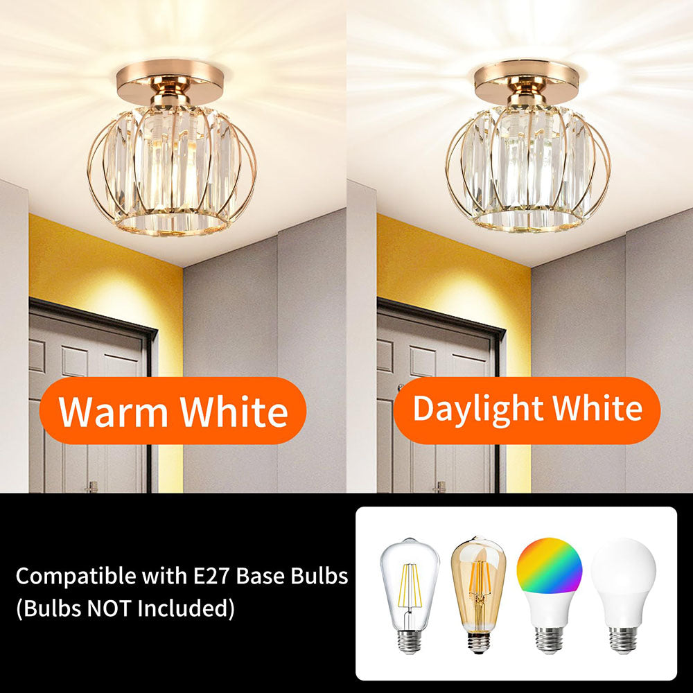 Kronljus med guldinfattning Carvallo