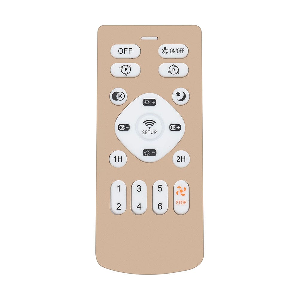 Stilren Rund Crystal LED Takmonterad Takfläkt Lampa Carvallo