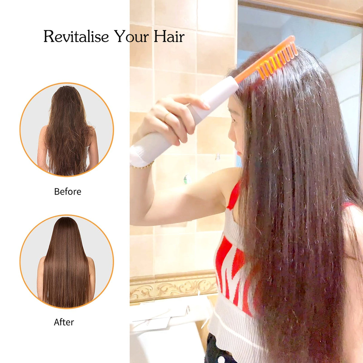 Professionell Högfrekvens Ansikts- och Hårterapi Penna Carvallo