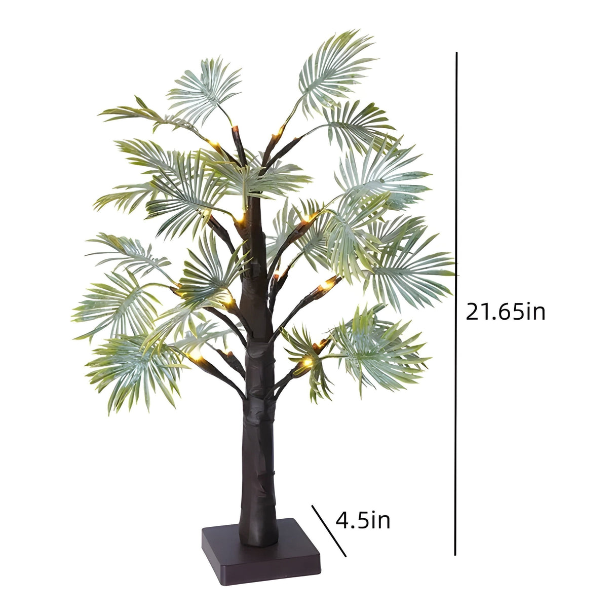 PalmSparkle Lights - Jul LED Palm Dekoration Ljus Carvallo