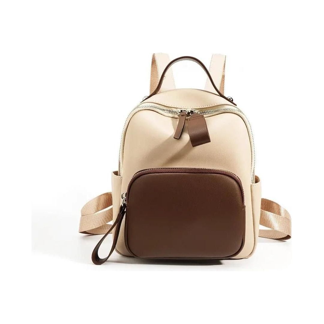 Nuvanié Lyx Dams Rucksack | Handgjord av Veganläder | Mångsidig & Stilren | I 4 Färger Carvallo