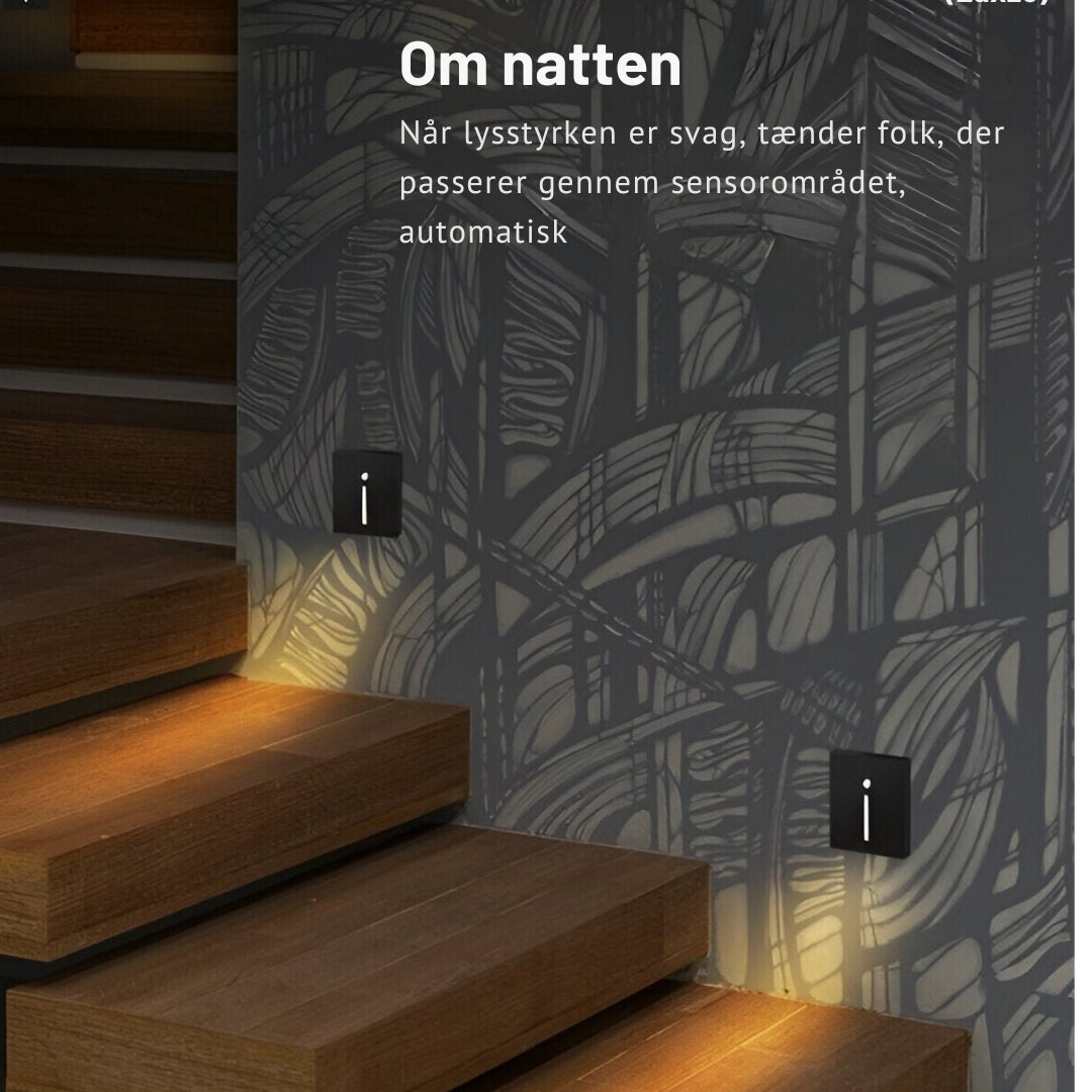 Carvallo - Elegant vägglampa med rörelsesensorsteknik Carvallo