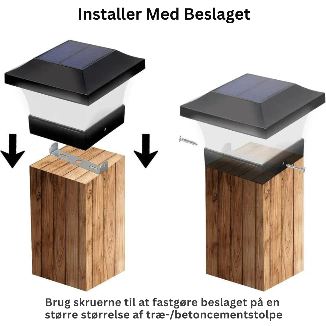 Carvallo - Stilfull Solar Gate Lampa för Bekväm Utomhus Stämning Carvallo