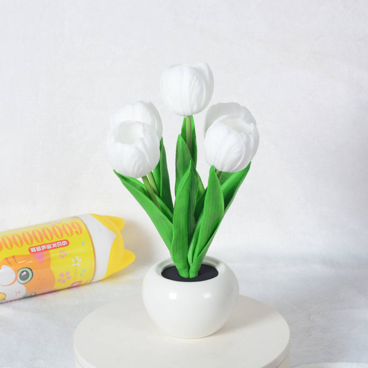 Blooming Tulip & Peony LED-nattlampa – elegant blomglöd MILA Sverige