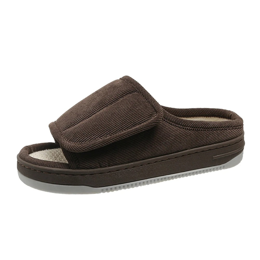 Diabetestofflor för svullna fötter-Hemnix-Brun-36-37-Hemnix