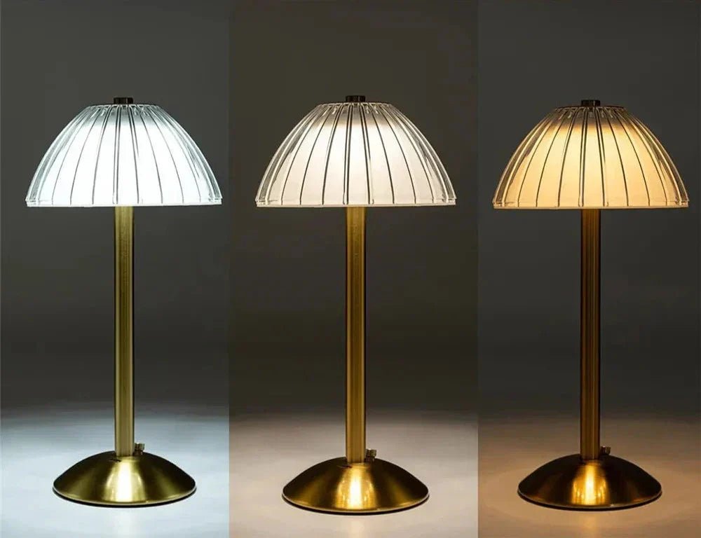 LumiVista – Trådlös LED Bordslyktor med Dimfunktion, Ögonvänlig Nattlampa Carvallo