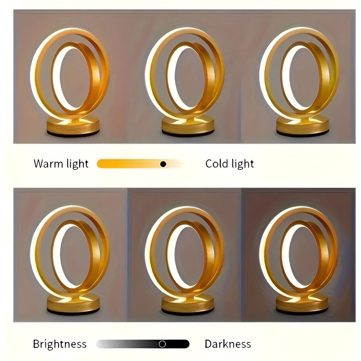 LED-skrivbordslampa i metall – Modern design | Perfekt för kontoret Carvallo