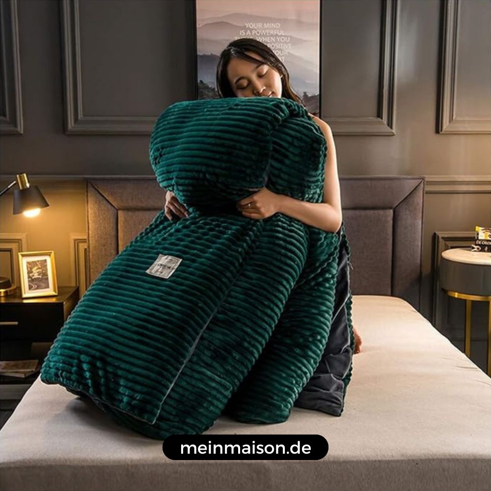 SweetDreams™ - Samt-Fleece-sängfilt | Ultimatisk komfort Carvallo