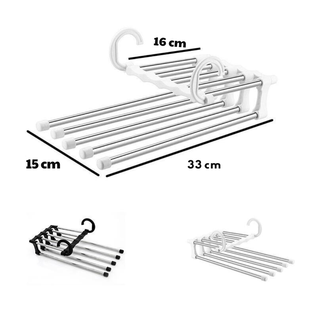 Carvallo - Hållbar hopfällbar krok för enkelt skåporganisation | 1+1 Gratis Carvallo