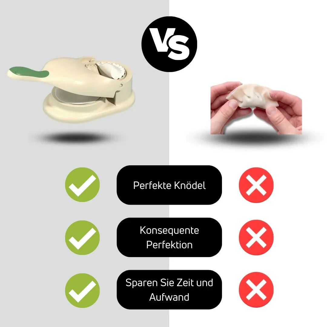 2-i-1 Dumplingsmaskin för degknyten och fyllningar Carvallo