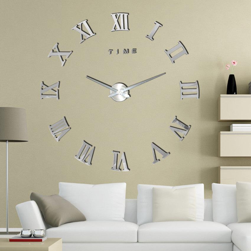 Elegance Time Väggklocka – Moderna DIY-kvarts väggklocka med geometrisk design Carvallo