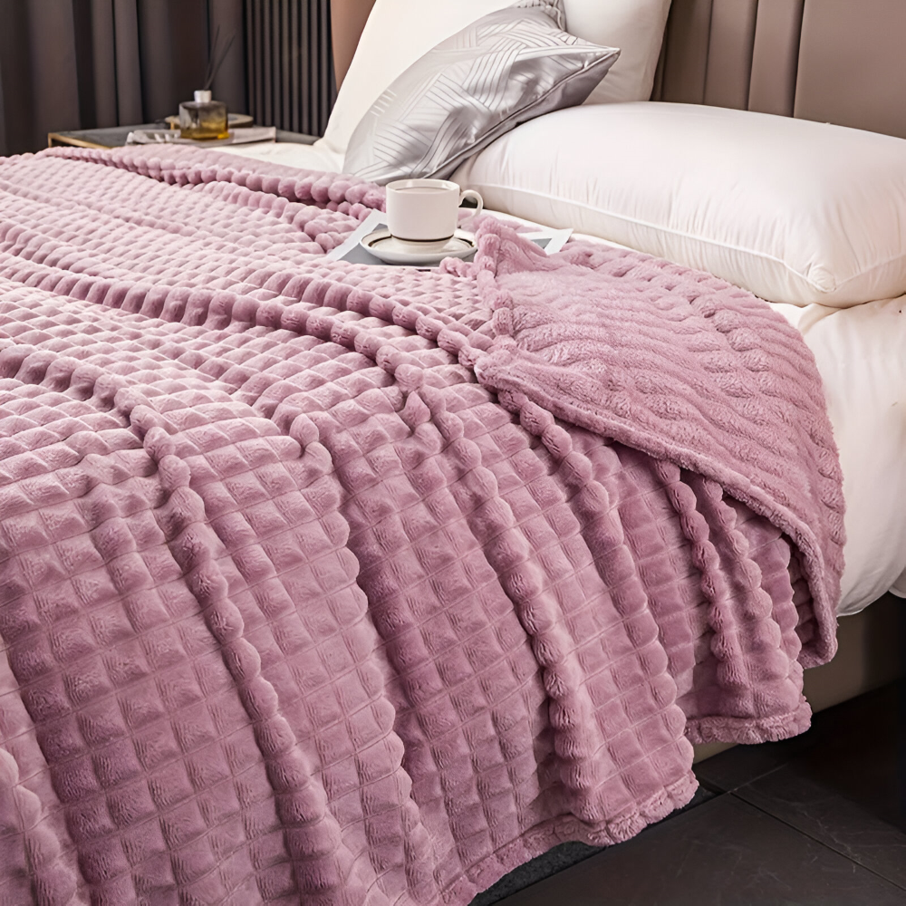 NordicSoft Pläd – Mysig & Fluffig Korallfilt i Fleece Hemnix