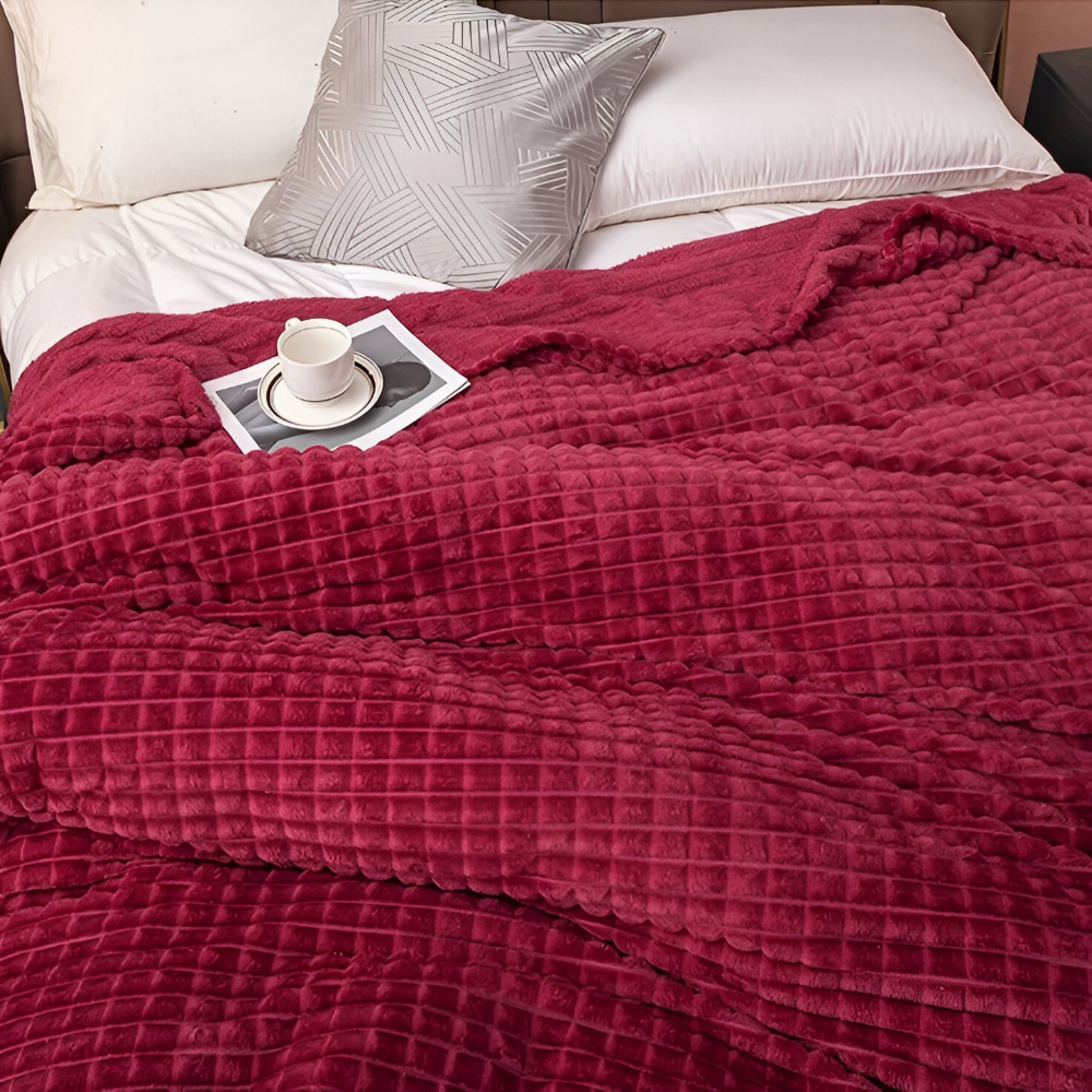 NordicSoft Pläd – Mysig & Fluffig Korallfilt i Fleece Hemnix
