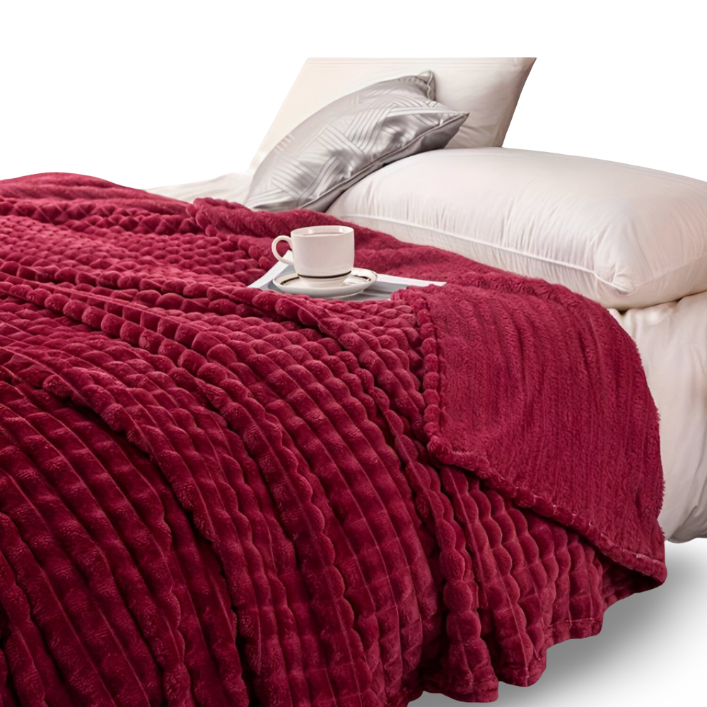 NordicSoft Pläd – Mysig & Fluffig Korallfilt i Fleece Hemnix