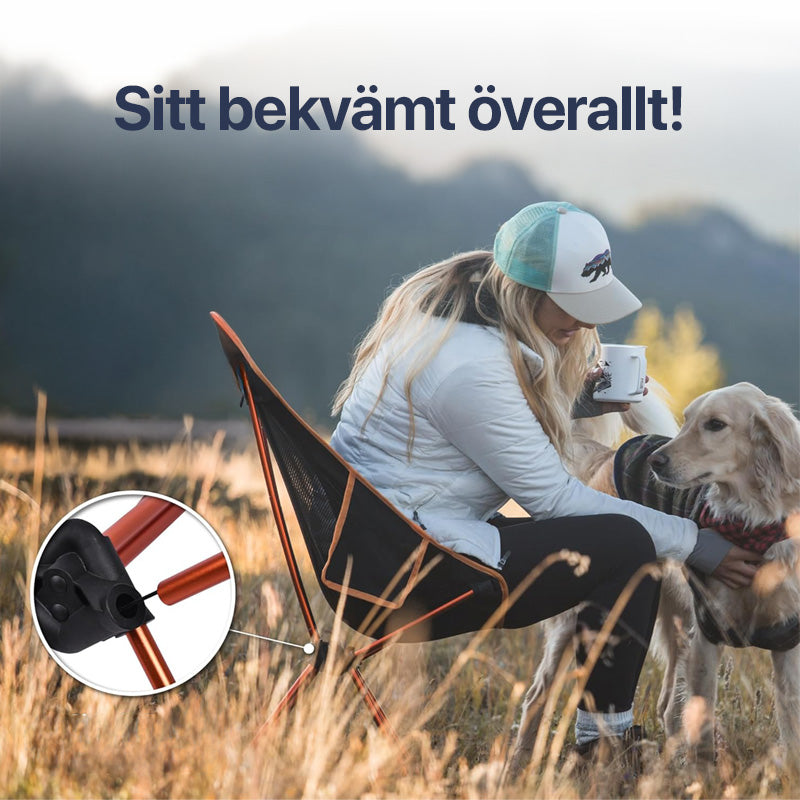 ErgoChair - Hopfällbar Stol för Strand, Camping & Fritid-Hemnix-Hemnix