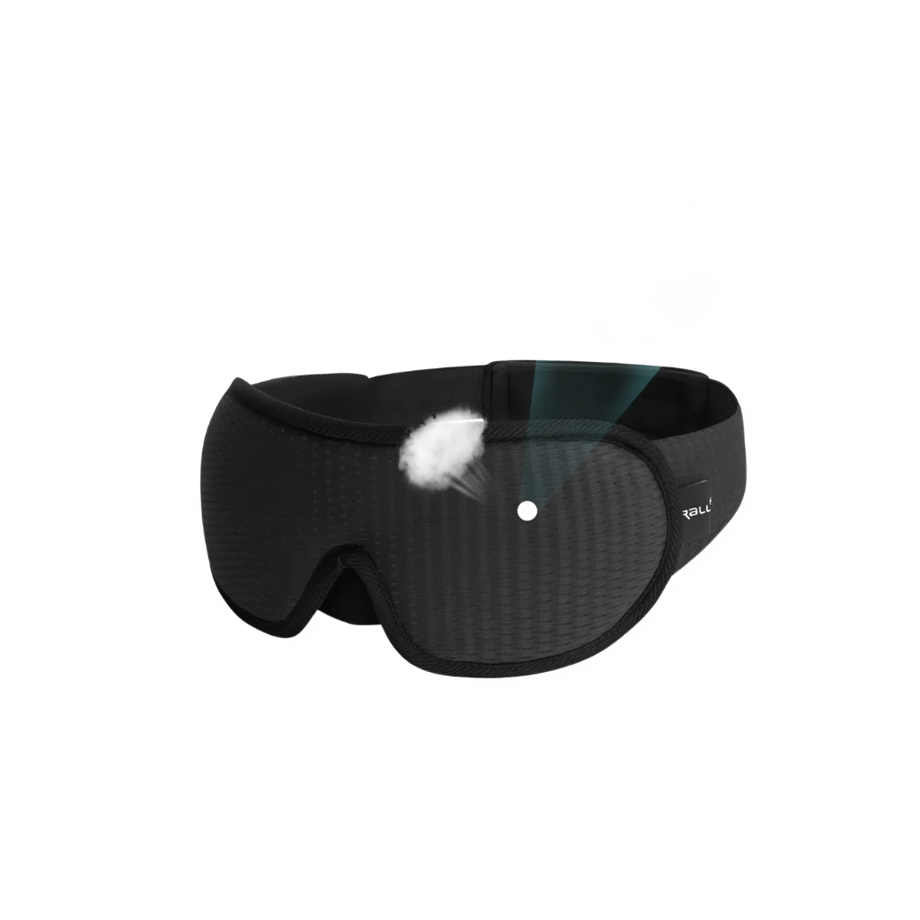 NoirNap - Ergonomically contoured eye mask with 3D Fit for full light blocking and comfort Carvallo