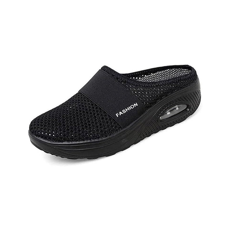 Ergonomiska tofflor med stötdämpning (Dam)-Hemnix-Svart-35-Hemnix