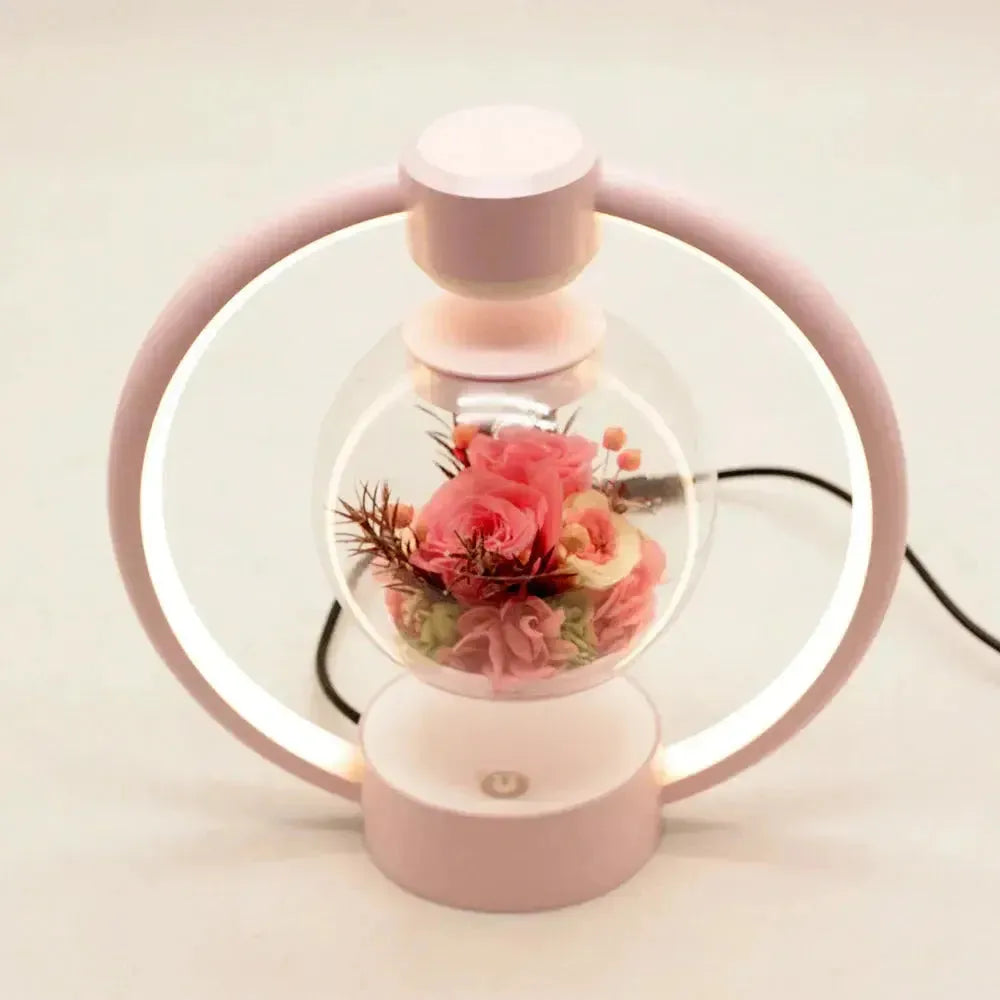 EternalGlow Light - Magnetisk Sväva Evig Blomma Dekorativ Lampa Carvallo
