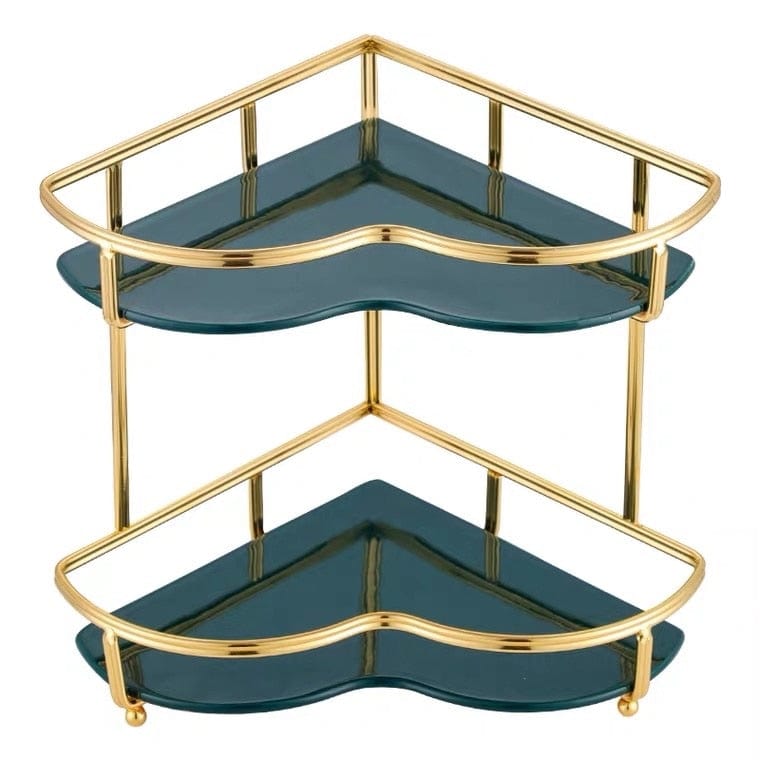 SlimFit hörnhylla – Elegant nivåindelad organisatör för badrum MILA Sverige