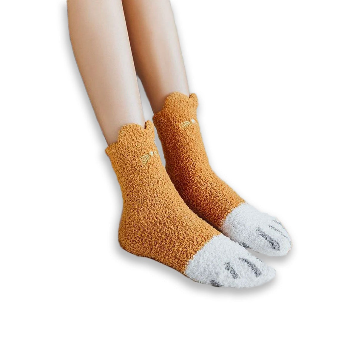 Fluffig Tass Strumpor-Clothes for women-Hemnix-Hemnix