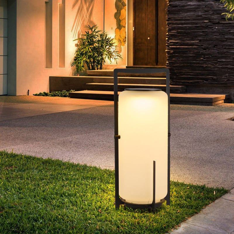 Modern solenergidriven terrasslampa Carvallo
