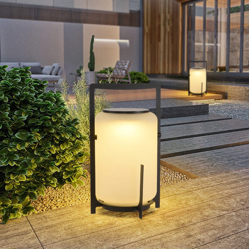 Modern solenergidriven terrasslampa Carvallo