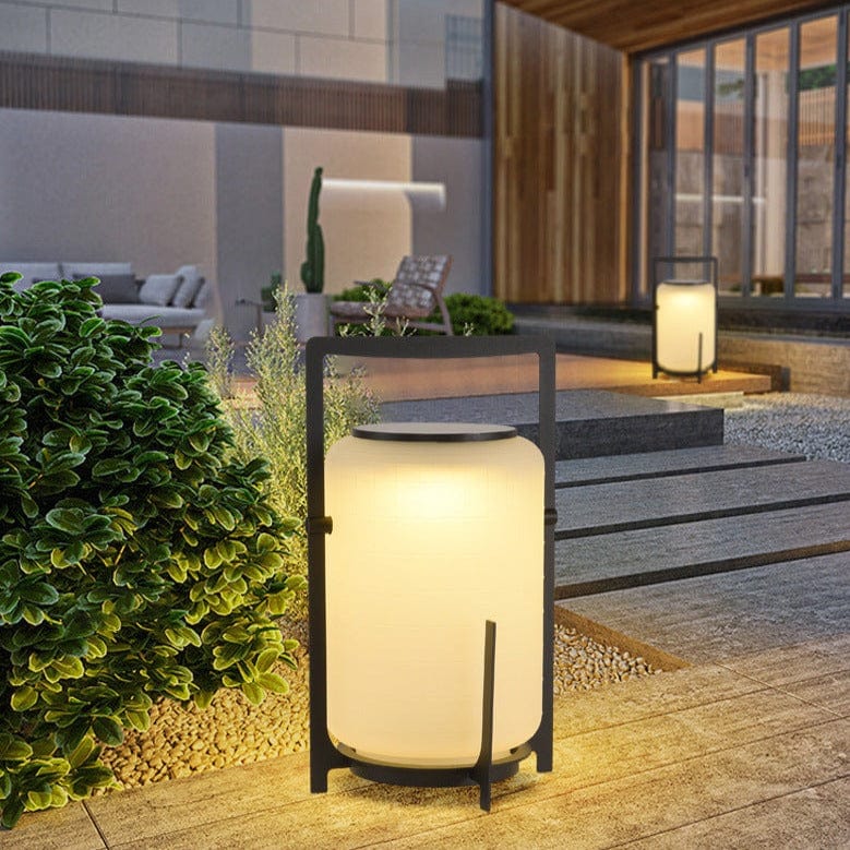 Modern solenergidriven terrasslampa Carvallo