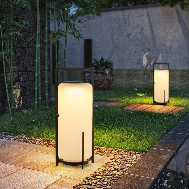 Modern solenergidriven terrasslampa Carvallo
