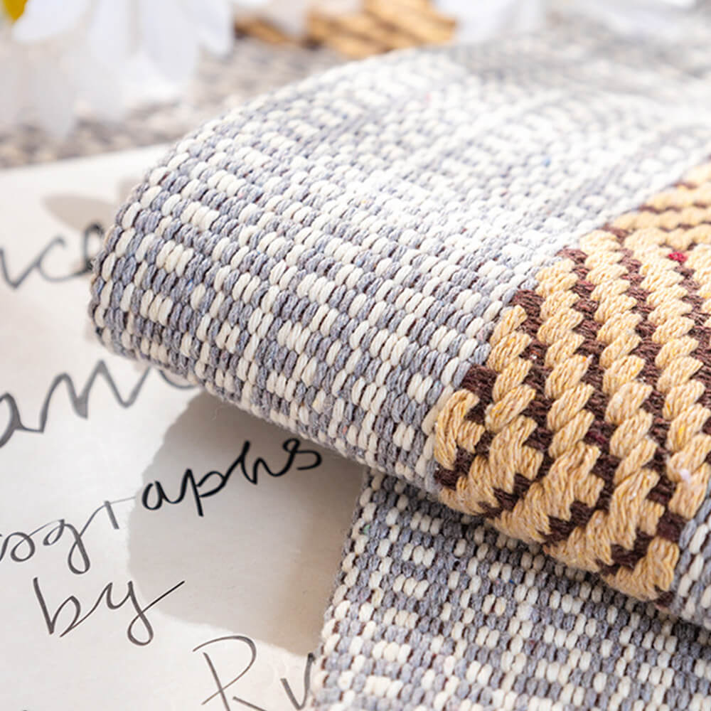 Klassisk Naturlig Bomull Lin Andningsbar Sofföverdrag 90x180cm Carvallo