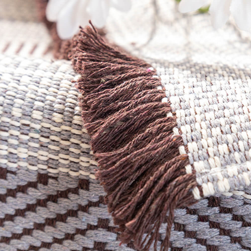 Klassisk Naturlig Bomull Lin Andningsbar Sofföverdrag 90x180cm Carvallo