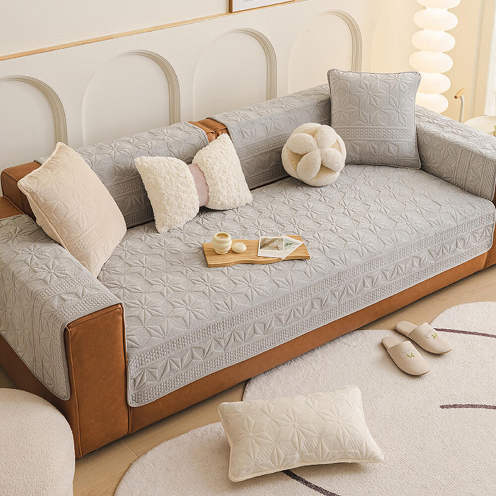 Lyxig Kristall Sammet Represistent Sofföverdrag Carvallo