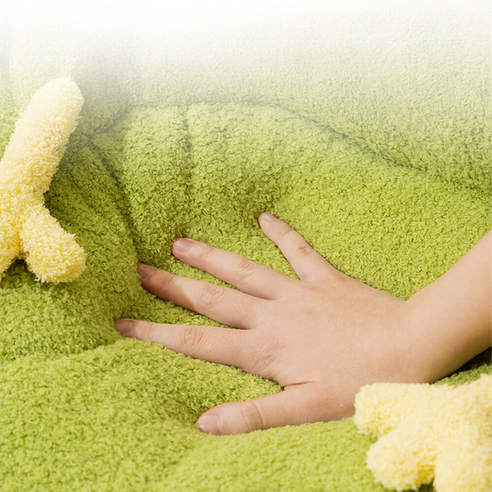 Monster Temat Plush Pet Soffa Säng Mysig Lekfull Komfort Carvallo