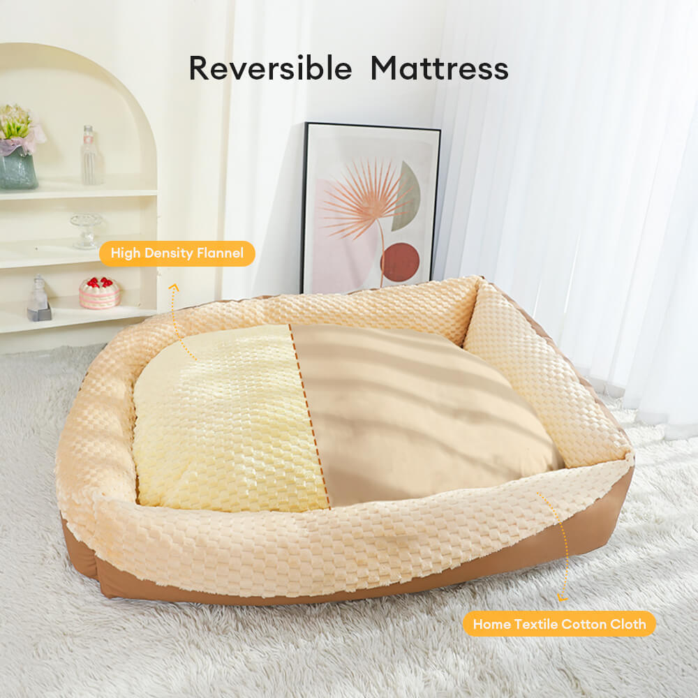 Ortopedisk Plush Husdjursbädd Ultra Mjuk Stödjande Design Carvallo