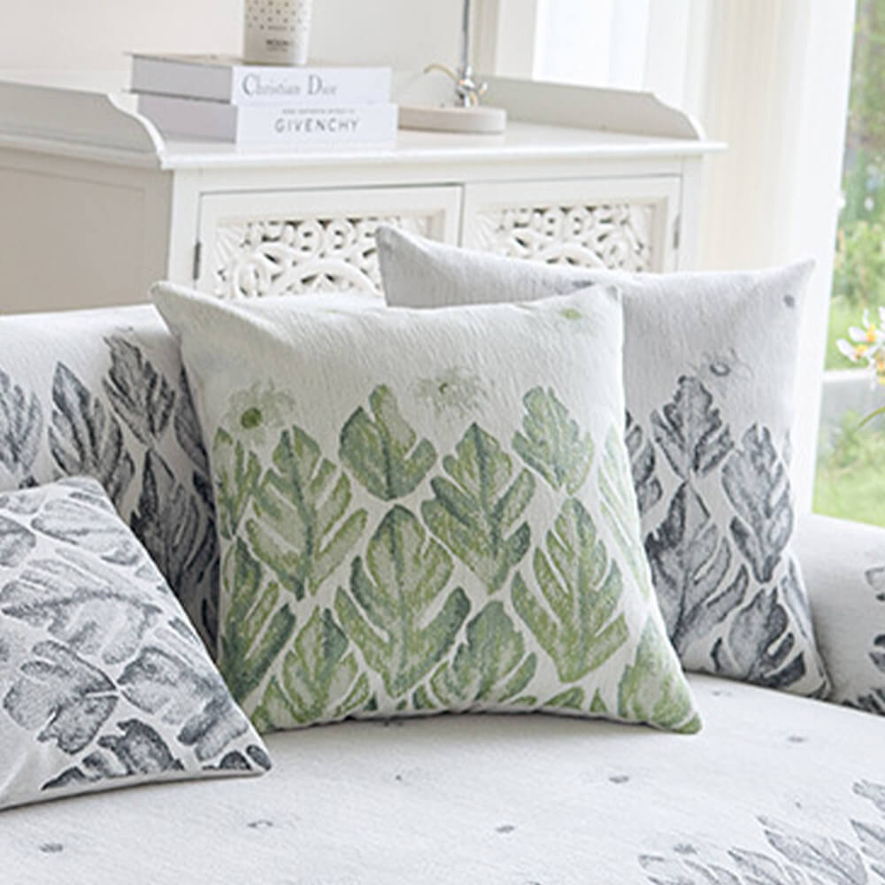 Chenille Romantisk Botanisk Design Bekväm Sofföverdrag Carvallo