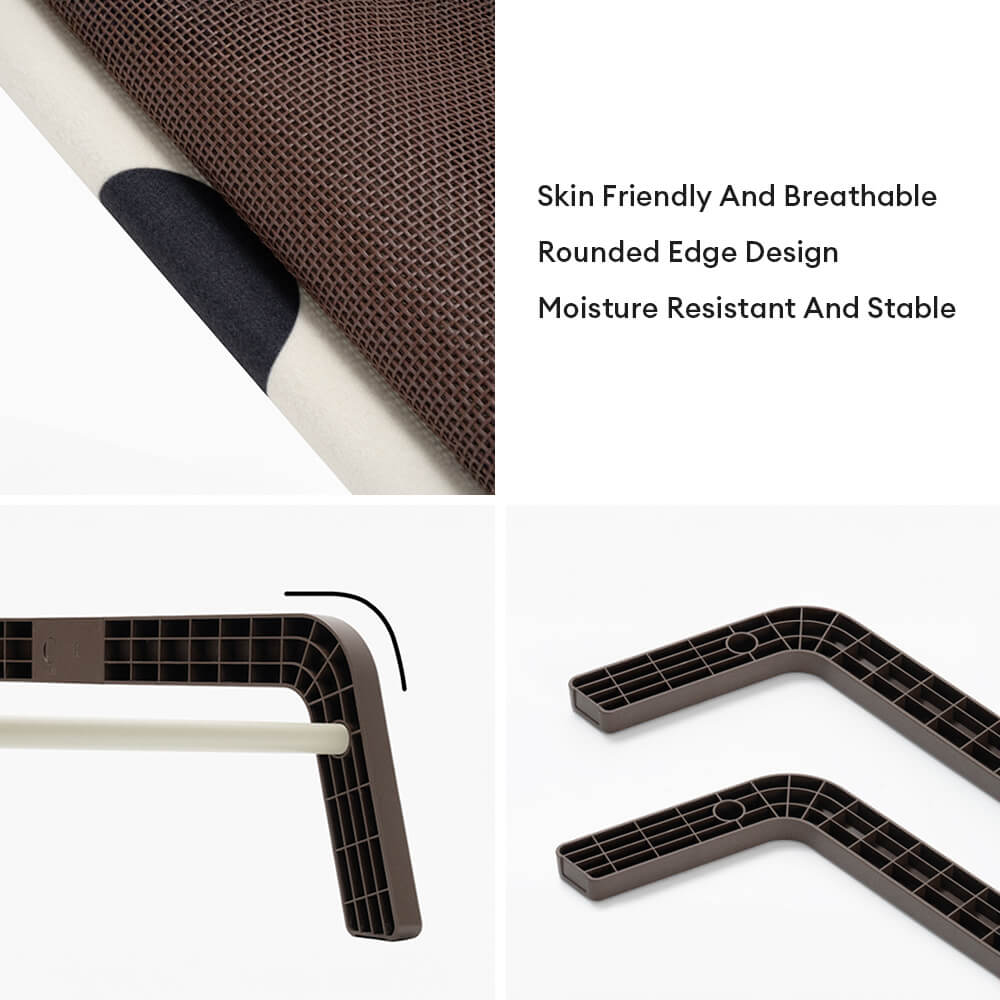 Polka Dot Frosted Suede Sommar Kyl Hundsäng Stilig Andningsbar Carvallo